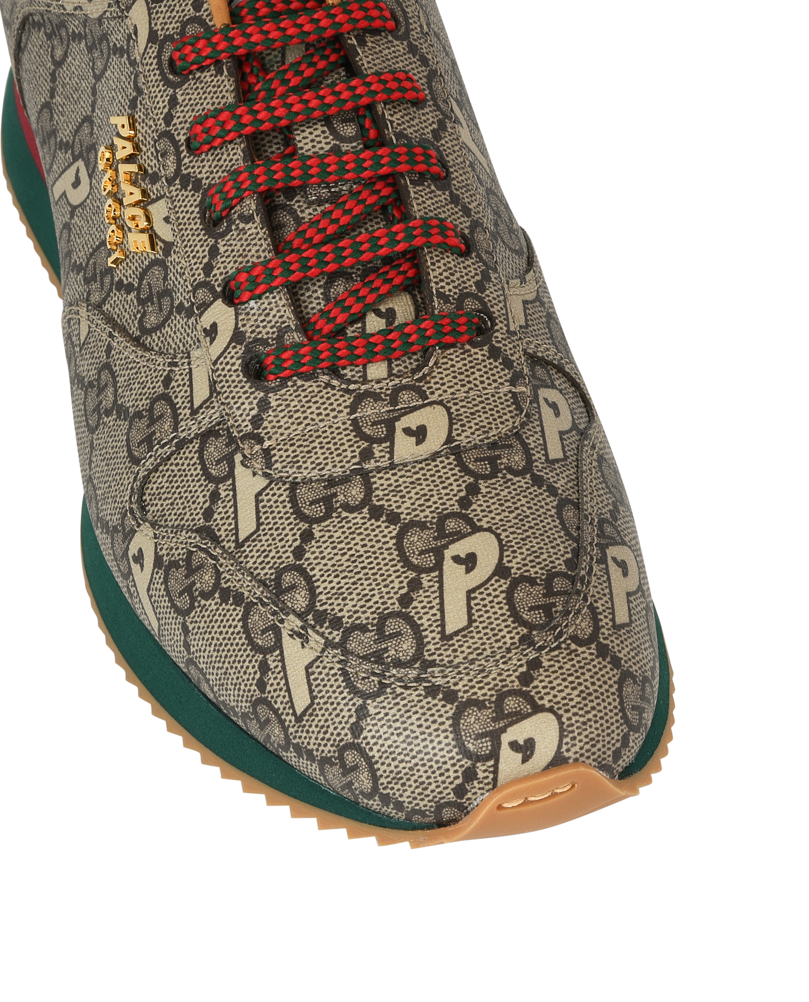 Gucci Palace Supreme Trainers, &pound;320, Shoes, Brown, Canvas, Other view