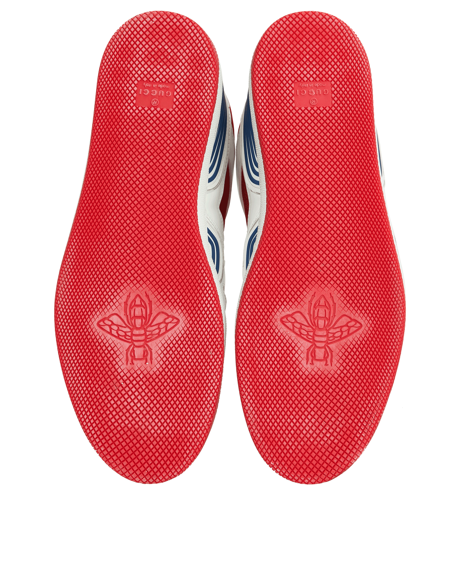 Gucci Basket Low-Top Trainers, &pound;275, Shoes, White, Leather, Top view