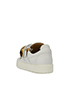 Giuseppe Zanotti Shark Tooth Leather White Sneakers, back view