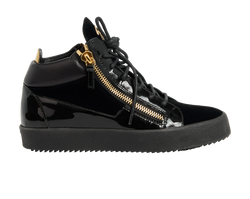 Guiseppe Zanotti Krissis Trainers,Mens, Leather, Black, UK5, B/DB/RCT, 2*