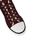 Hermes Burgundy High Top Jimmy Sneakers, other view