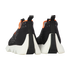 Hermès Eclair Trainers, &pound;395, Shoes, Black, Canvas, Back view