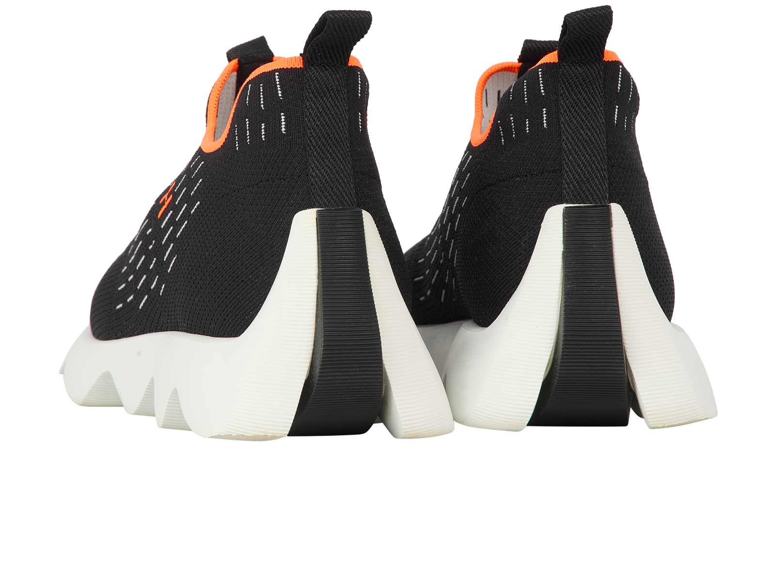 Hermès Eclair Trainers, &pound;395, Shoes, Black, Canvas, Back view