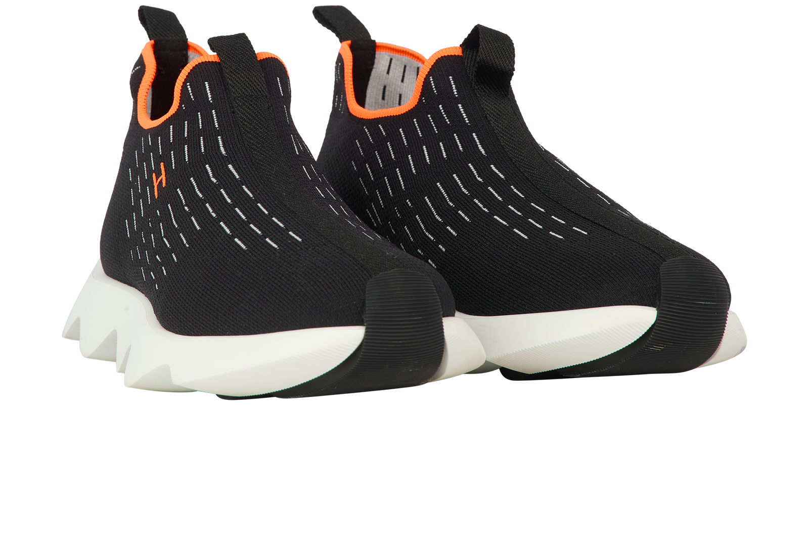 Hermès Eclair Trainers, &pound;395, Shoes, Black, Canvas, Side view