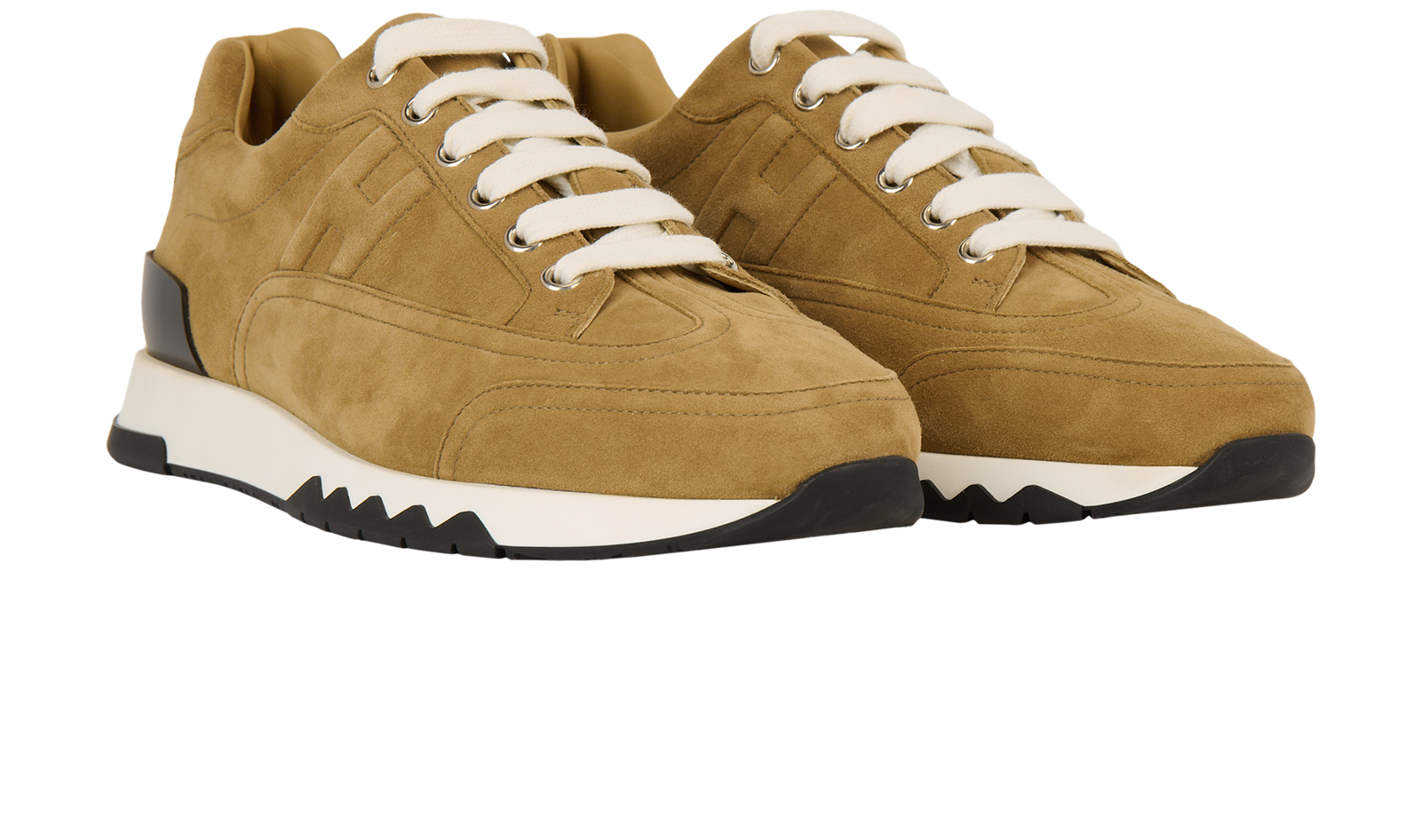 Hermes Trail Sneakers, &pound;595, Shoes, Brown, Suede, Side view