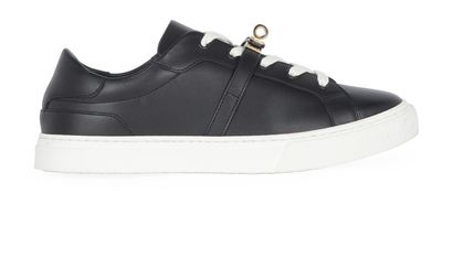 Hermès Day Sneakers, &pound;495, Shoes, Black, Leather, Front view
