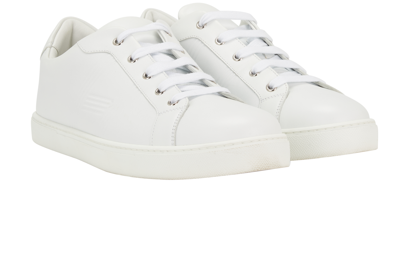 Hermes Avantage Trainers, &pound;295, Shoes, White, Leather, Side view