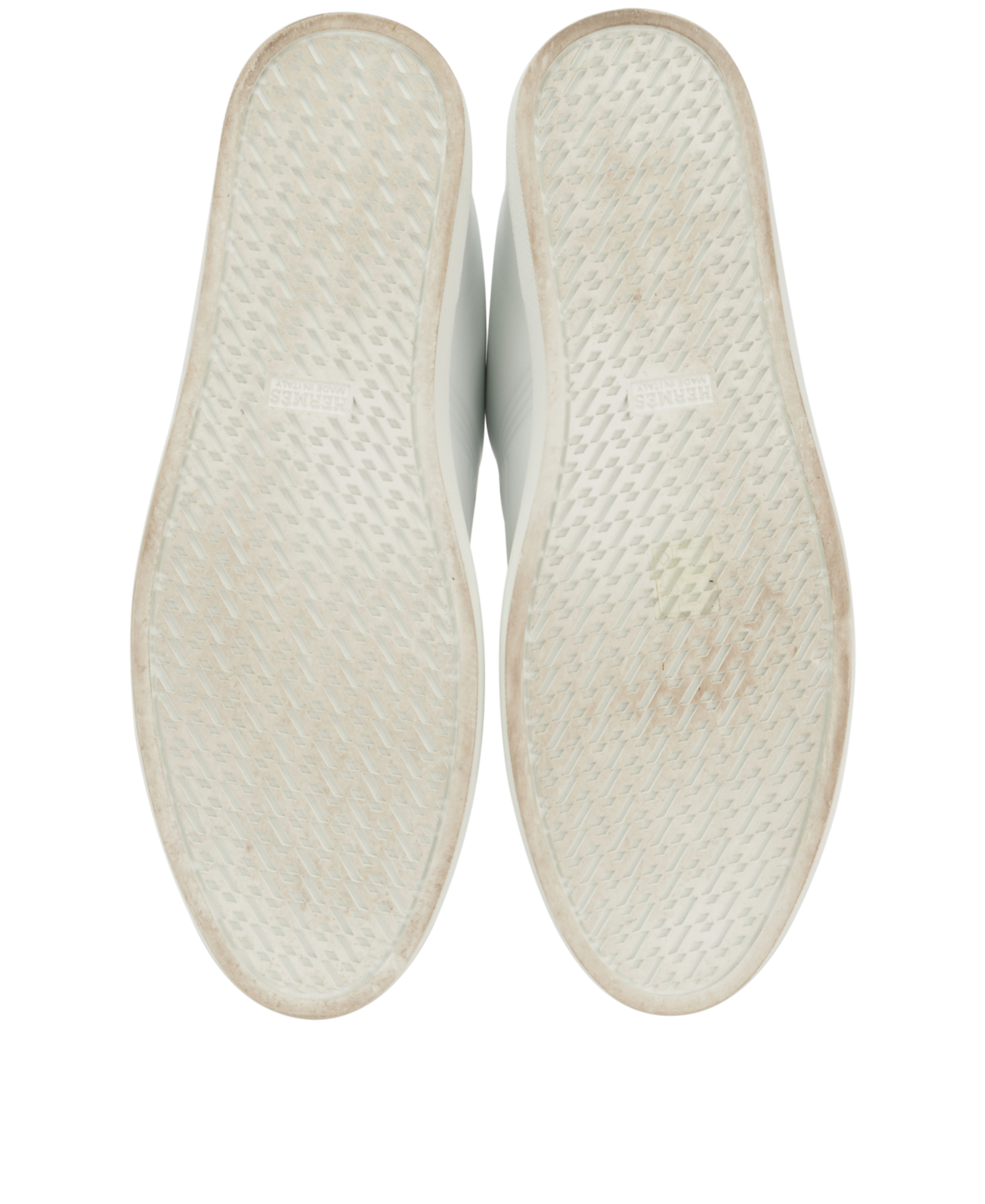 Hermes Avantage Trainers, &pound;295, Shoes, White, Leather, Top view