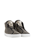 Versace Idol Studded High Top Trainers, side view