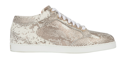 Jimmy Choo Snake Print Trainers, front view