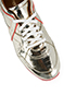 Jimmy Choo Gold Croc Embossed Sneakers, other view