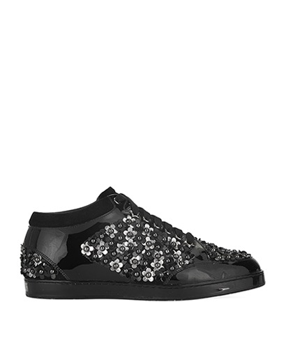 Jimmy Choo Flower Embroidered Trainers, front view