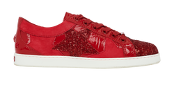 Jimmy Choo Sequin Trainers, Patent, Red, UK 5, B/DB, 2*