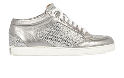 Jimmy Choo Glitter Sneakers, front view
