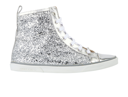 Jimmy Choo High Top Trainers, front view