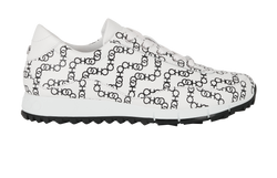Jimmy Choo Monza Trainers, Leather, White, UK4, DB/B, 3*