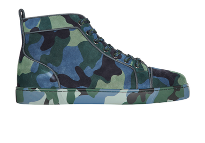 Christian Louboutin Louis Orlato Camo Trainers, front view