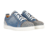 Christian Louboutin Louis Junior Spikes Denim, side view