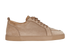 Christian Louboutin Rantulow Orlato Trainers, &pound;350, Shoes, Beige, Suede, Front view