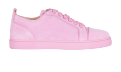 Christian Louboutin, Louis Junior Orlato, Trainers, Suede, Pink, MENS, UK7