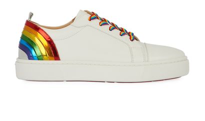Christian Louboutin Arkenspeed Rainbow Low Tops, front view