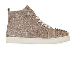 Christian Louboutin Donna Glitter High Top Trainers, Trainers - Designer  Exchange