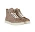 Christian Louboutin Donna Glitter High Top Trainers, side view