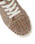 Christian Louboutin Donna Glitter High Top Trainers, other view