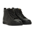 Christian Louboutin High Top Sneakers, &pound;220, Shoes, Black, Leather, Side view