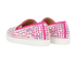 Christian Louboutin Crystal Spike Trainers, &pound;295, Shoes, Pink, Fabric, Back view