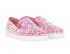 Christian Louboutin Crystal Spike Trainers, &pound;295, Shoes, Pink, Fabric, Side view