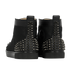 Christian Louboutin High Top Lou Spikes, back view