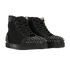Christian Louboutin High Top Lou Spikes, side view