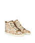 Christian Louboutin Floral Print High Top trainers, side view