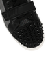 Christian Louboutin Louis Junior Sneaker, &pound;395, Shoes, Black/Silver, Leather, Other view