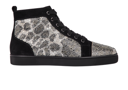 Christian Louboutin Strass High Top Sneakers, front view