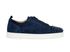 Christian Louboutin Louis Junior Spikes Sneaker, £350, Shoes, Blue, Suede, Front view