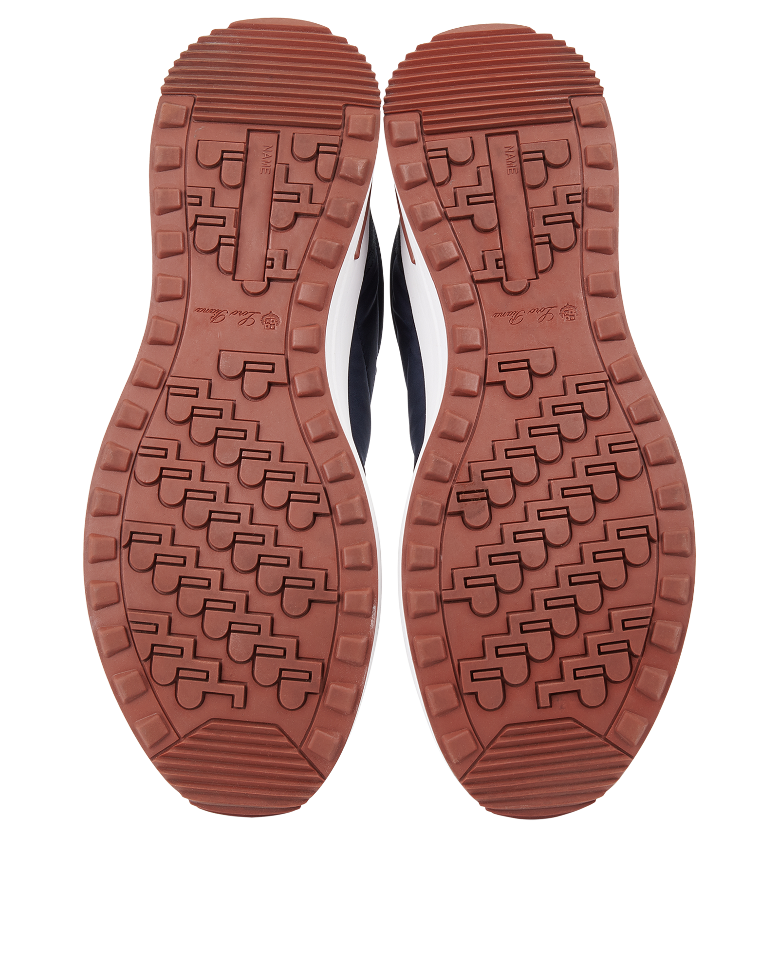 Loro Piana Week End Evo Trainers, &pound;350, Shoes, Navy, Fabric, Top view