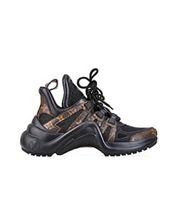 Louis Vuitton Archlight Trainers, Fabric/Canvas, Black/Brown, UK 5