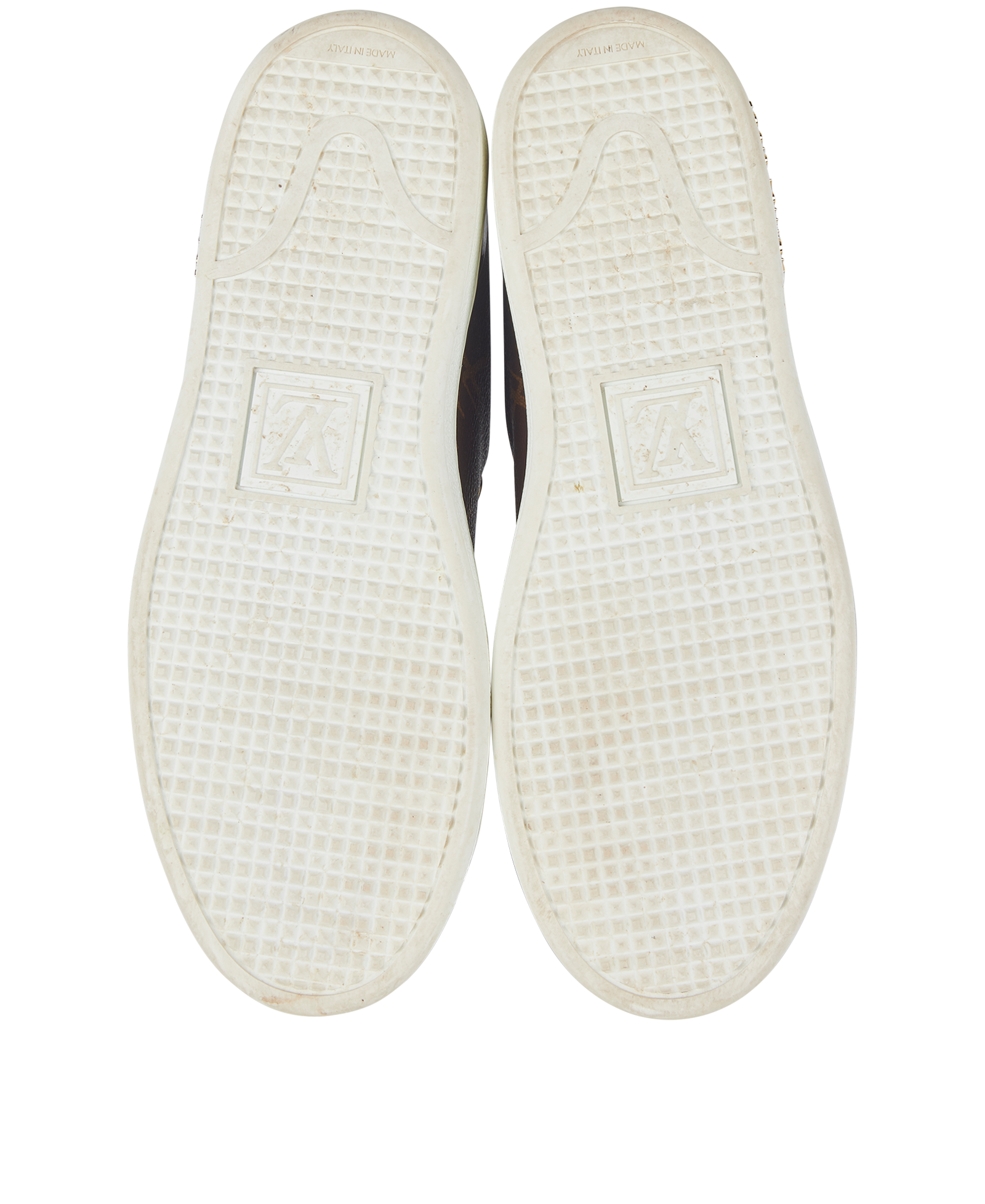 Louis Vuitton Front Row Trainers, &pound;320, Shoes, Brown, Coated Canvas, Top view