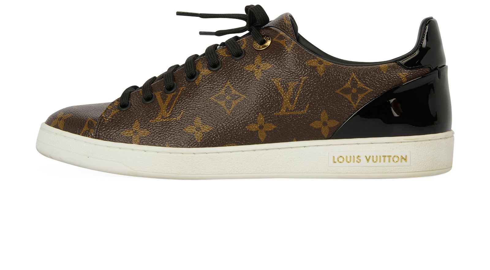 Luxembourg leather low trainers Louis Vuitton Brown size 8 UK in Leather -  32630272