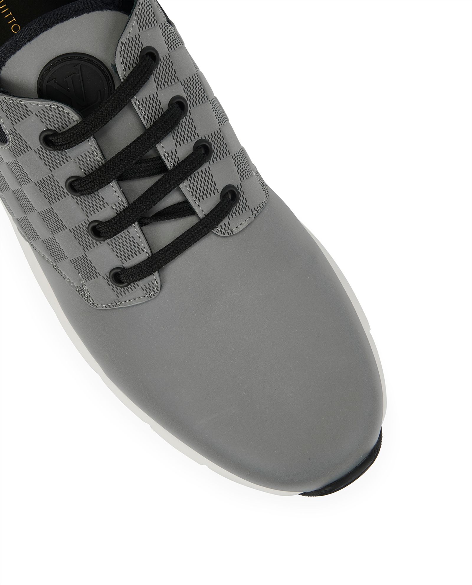 Louis Vuitton - Authenticated Fastlane Trainer - Grey for Men, Very Good Condition