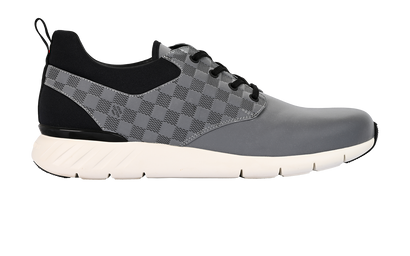 Louis Vuitton Damier FastLane Trainers Mens, &pound;250, Shoes, Grey, Leather, Front view