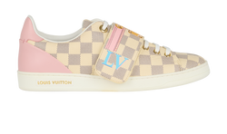 Louis Vuitton Frontrow Trainers, Canvas/Leather, Damier Azur,UK6.5, DB,3*