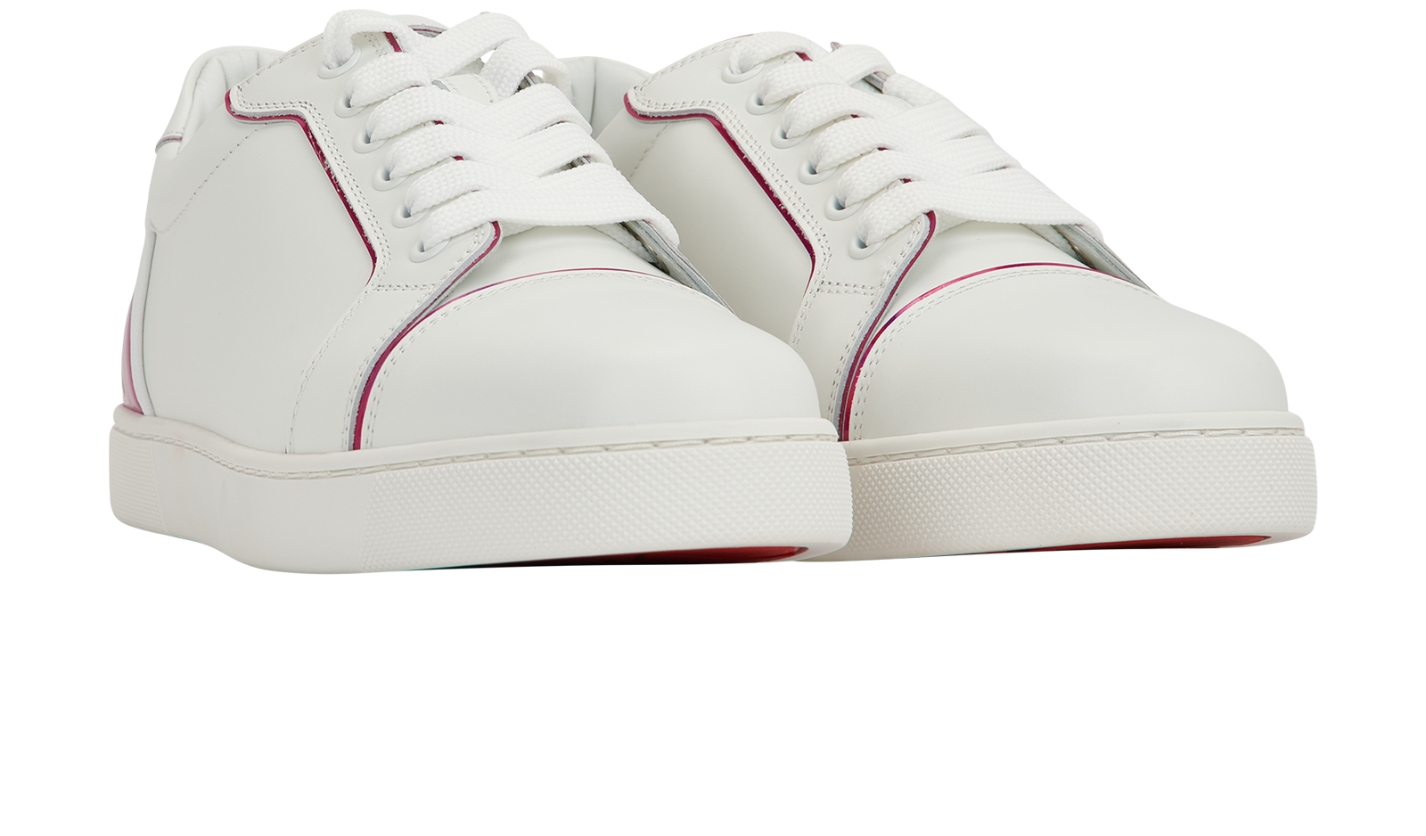 Christian Louboutin Fun Vieira Orlato Trainers, &pound;450, Shoes, White, Leather, Side view