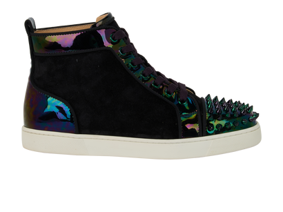 Christian Louboutin Lou Spikes Orlato Trainers, front view