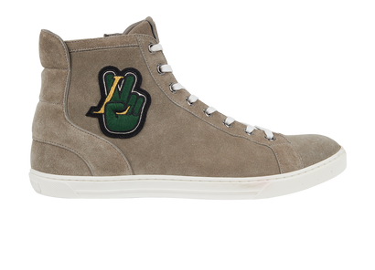 Louis Vuitton High Top Trainers, front view