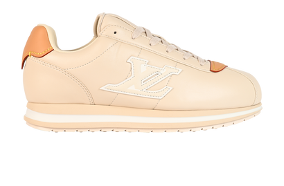Louis Vuitton LV Buttersoft Trainers, &pound;595, Shoes, Beige, Leather, Front view