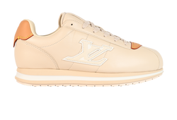 Louis Vuitton LV Buttersoft Trainers, Mens, Leather, Beige, UK9, DB/B, 3*