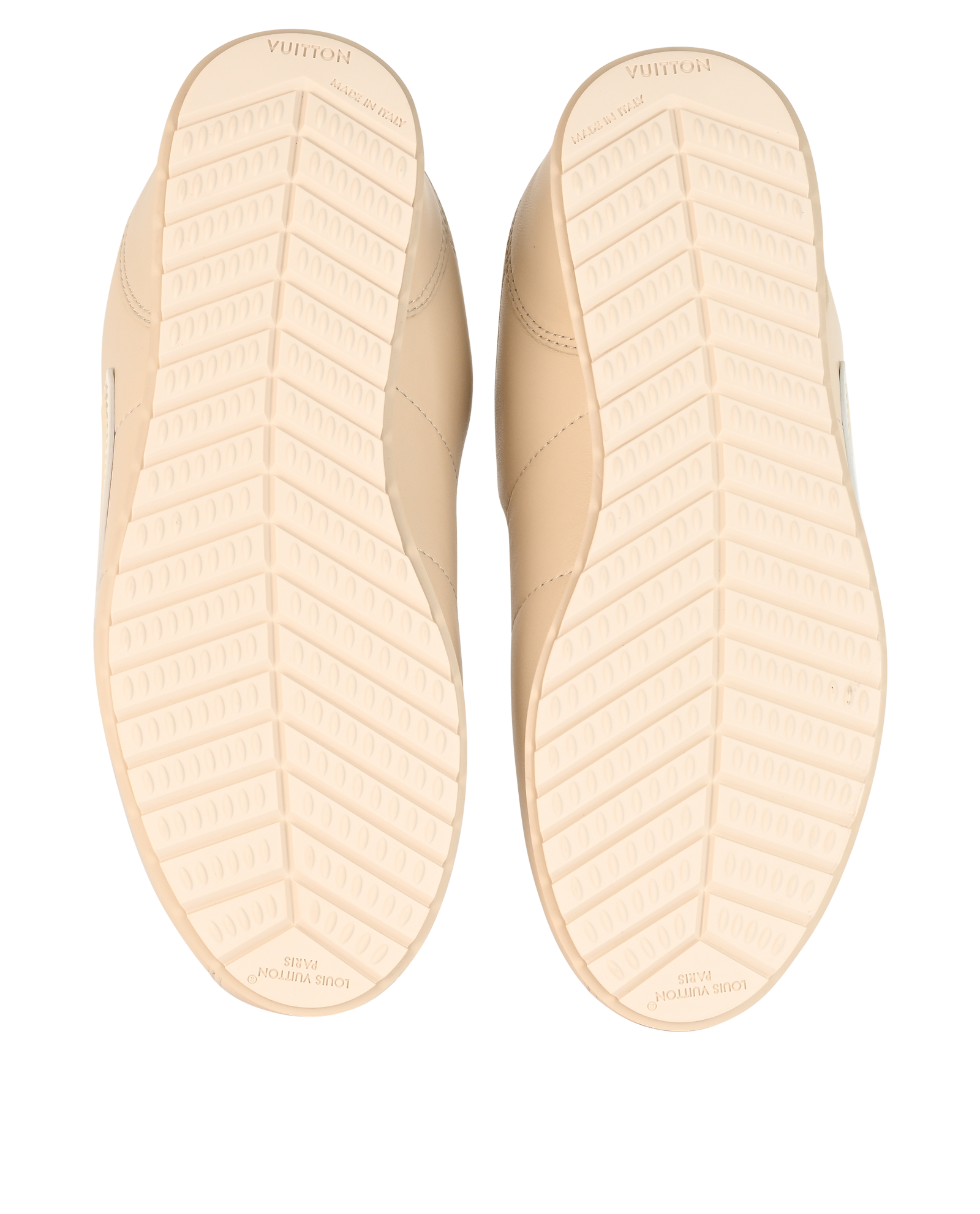 Louis Vuitton LV Buttersoft Trainers, &pound;595, Shoes, Beige, Leather, Top view